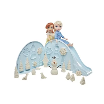 Disney Jégvarázs gyurma szett mini babákkal