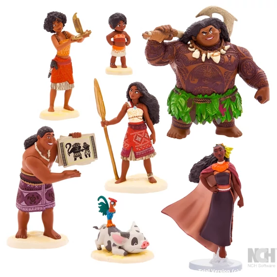 Vaiana figura játékkészlet