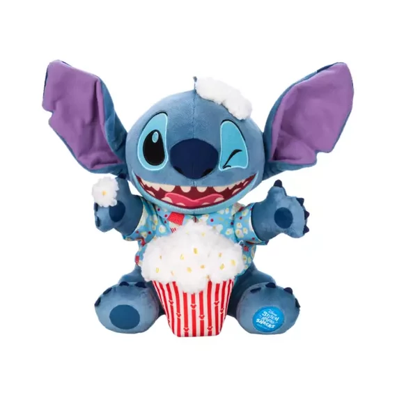 Stitch snack popcon, limitált plüss 31 cm, Lilo & Stitch