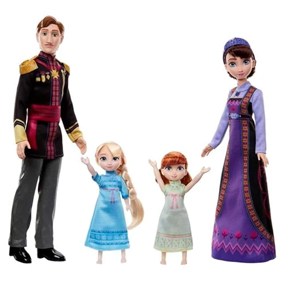 Disney Mattel Jégvarázs Családi baba szett Annával és Elzával
